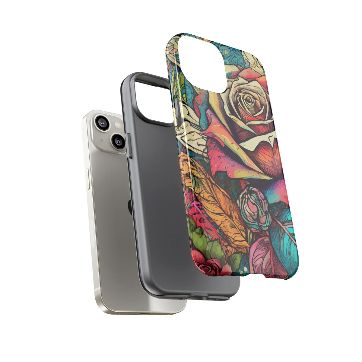 Colorful Roses Tough Phone Case - Studio 653