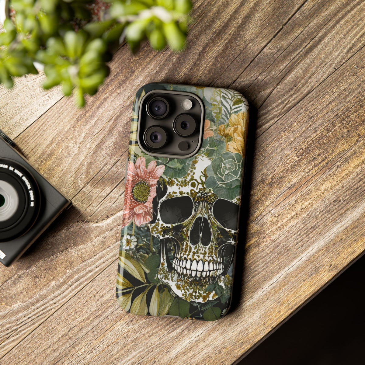Floral Skull Tough Phone Case - Studio 653