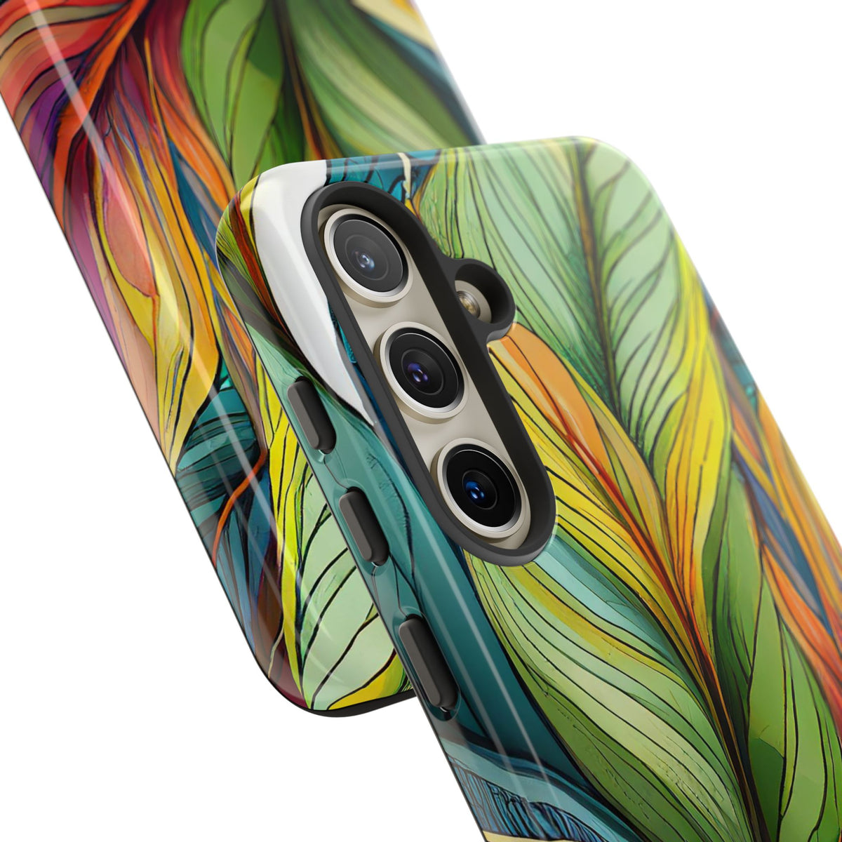 Vibrant Tropical Leaf Tough Phone Case - Studio 653