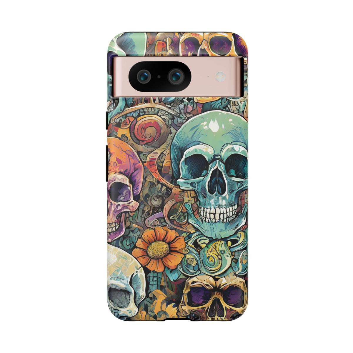 Artistic Skull Collage Tough Phone Case - Studio 653