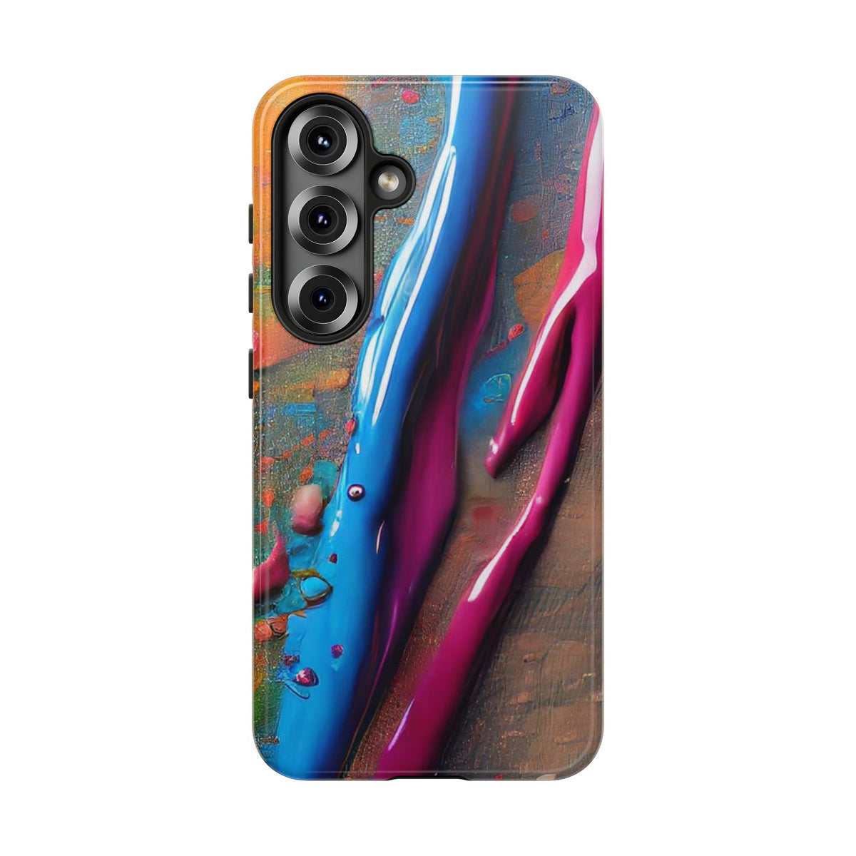 Colorful Artistic Paint Splatter Tough Phone Case - Studio 653