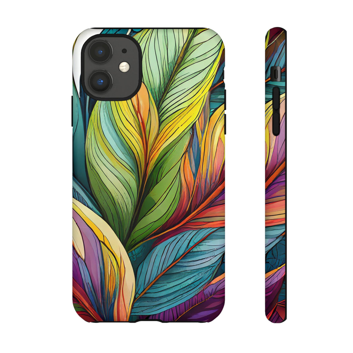 Vibrant Tropical Leaf Tough Phone Case - Studio 653