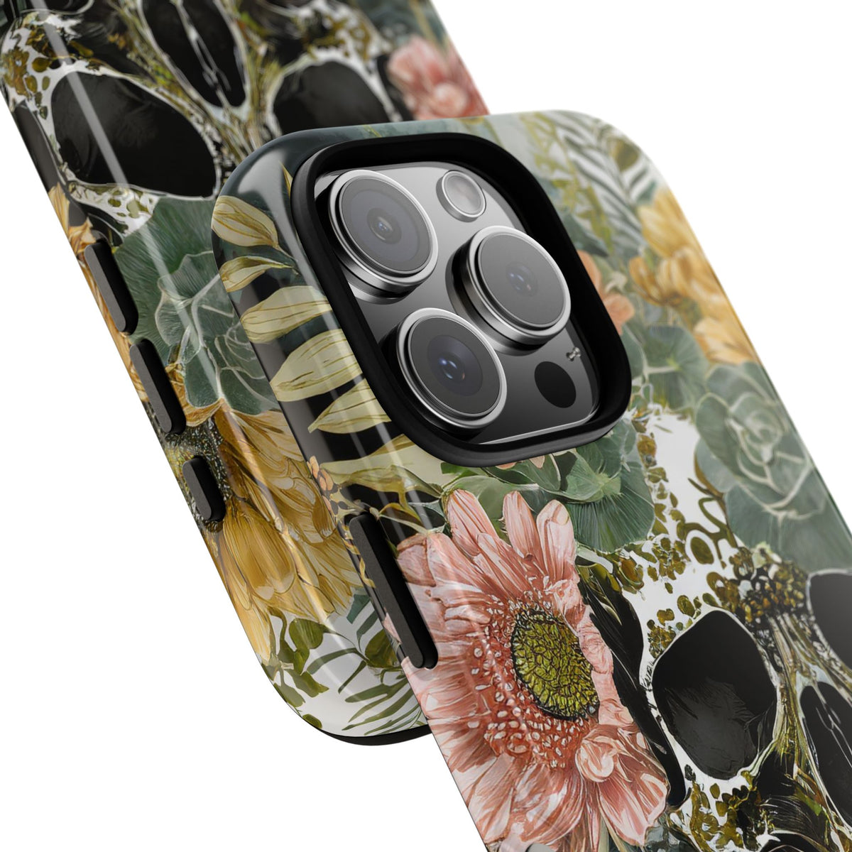 Floral Skull Tough Phone Case - Studio 653