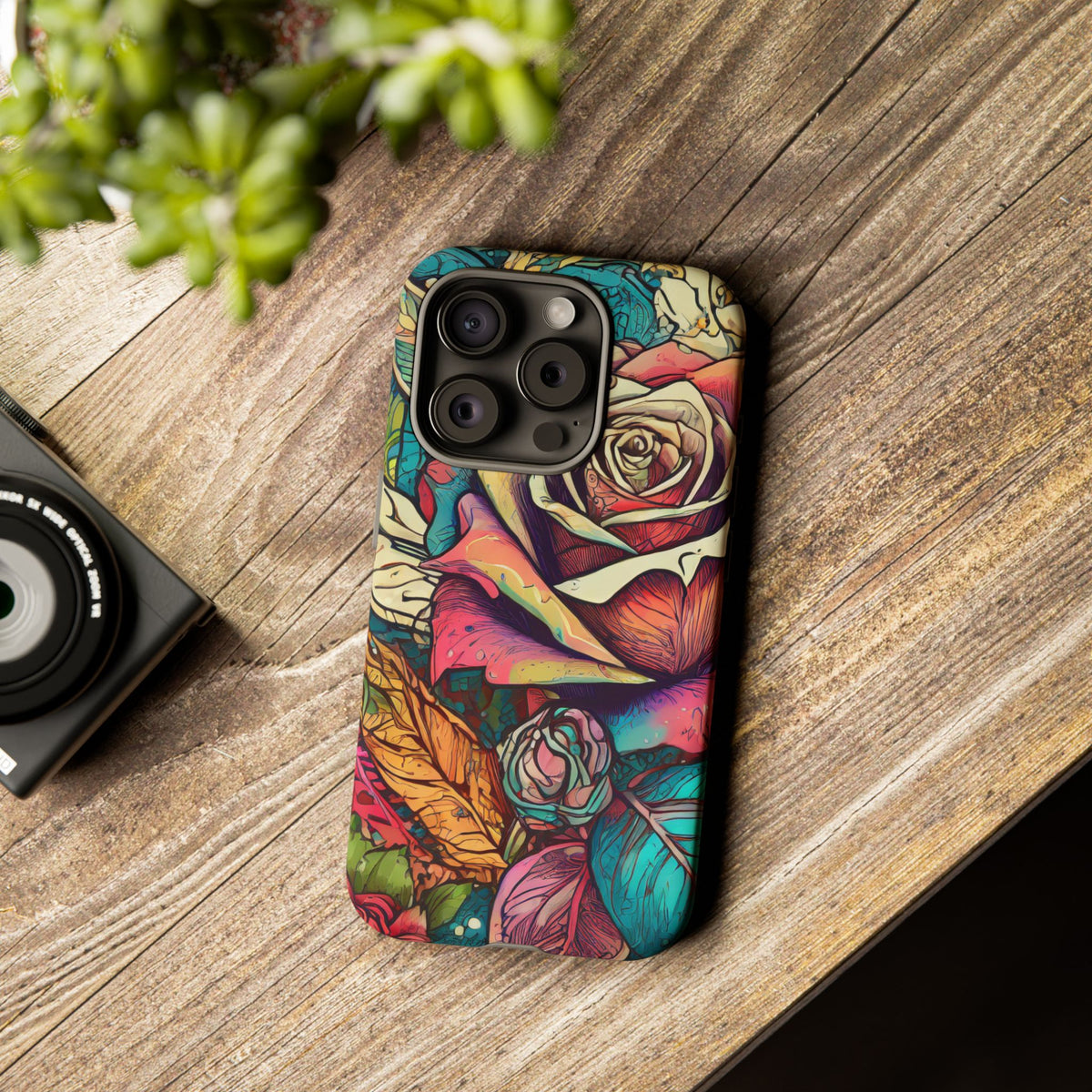 Colorful Roses Tough Phone Case - Studio 653