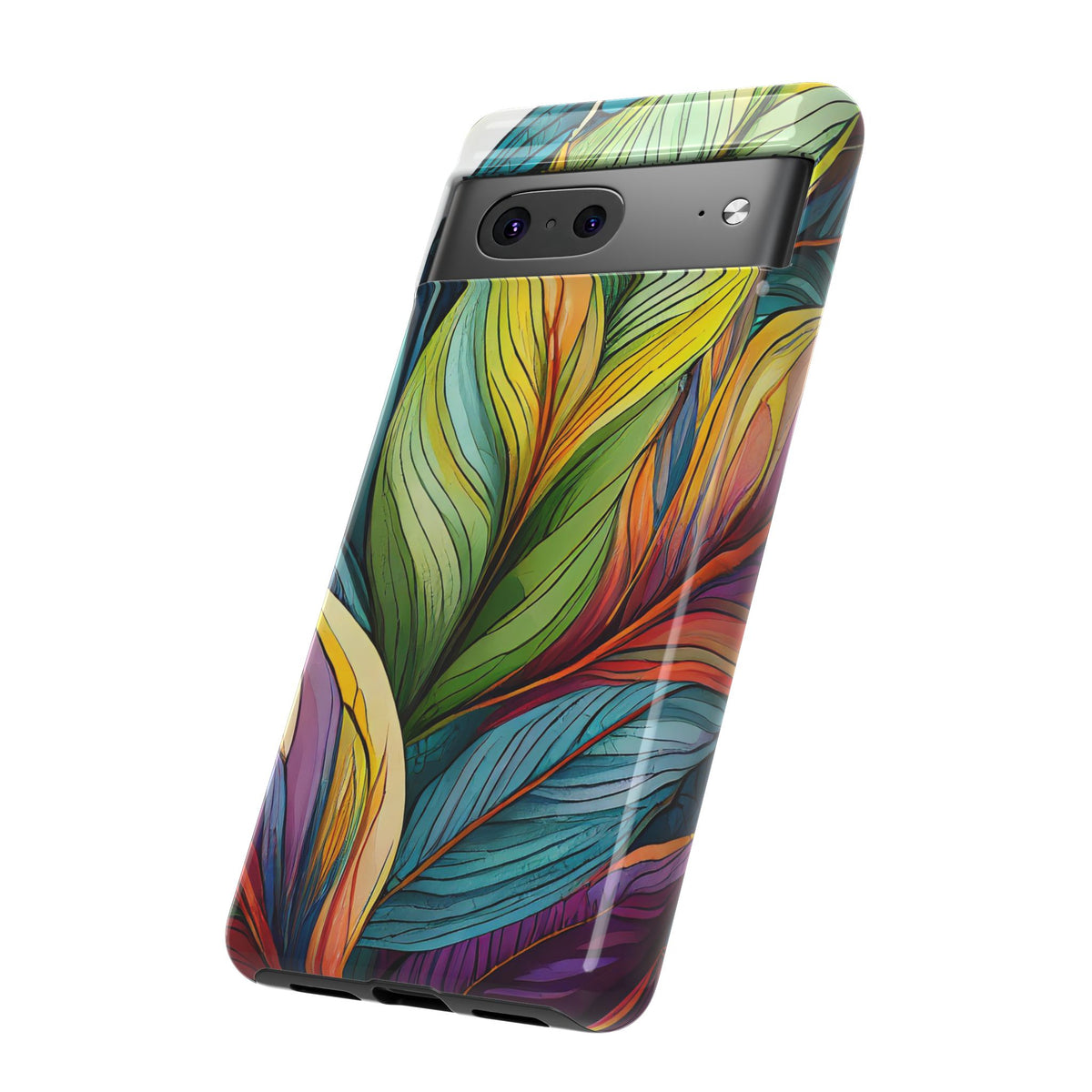 Vibrant Tropical Leaf Tough Phone Case - Studio 653