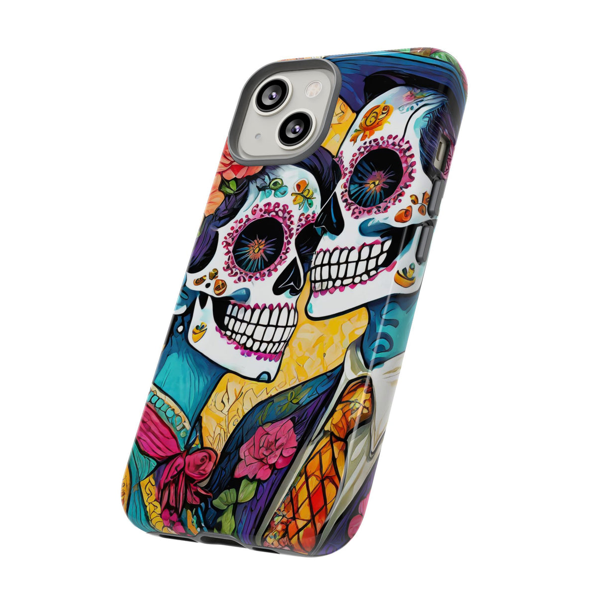 Loving Sugar Skull Couple Tough Phone Case - Studio 653
