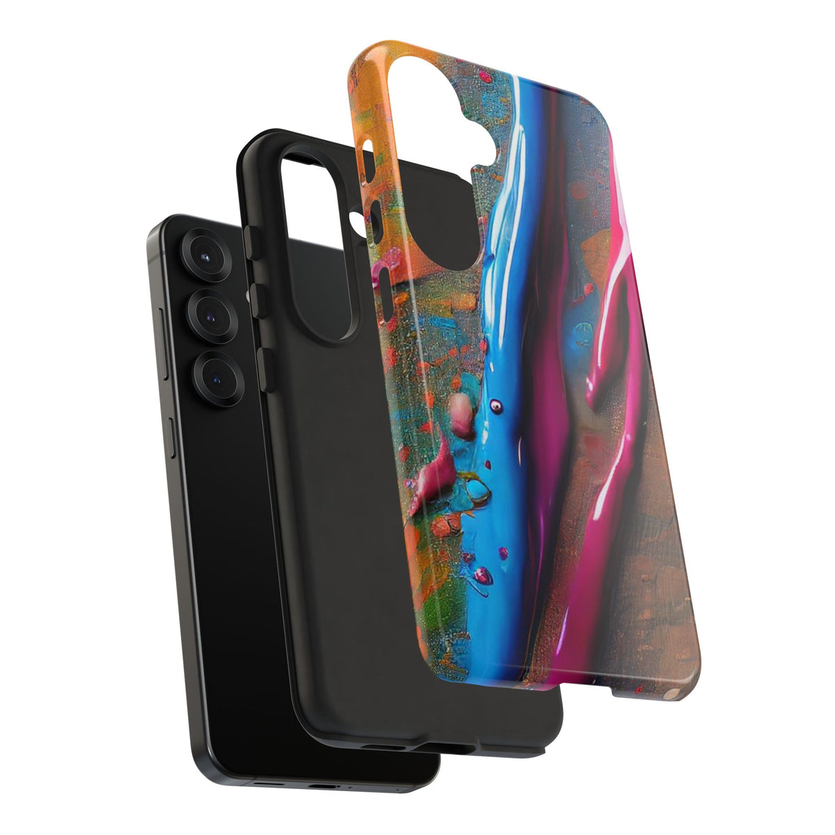 Colorful Artistic Paint Splatter Tough Phone Case - Studio 653