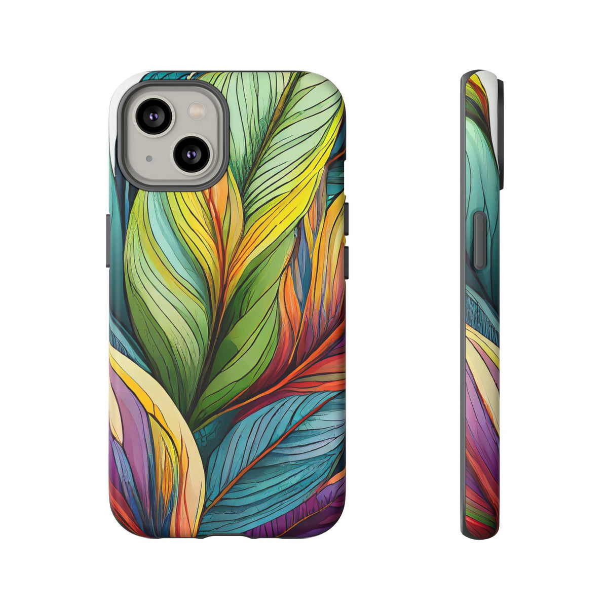 Vibrant Tropical Leaf Tough Phone Case - Studio 653