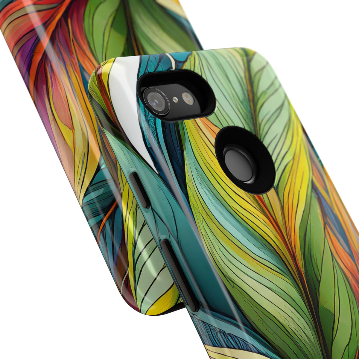 Vibrant Tropical Leaf Tough Phone Case - Studio 653