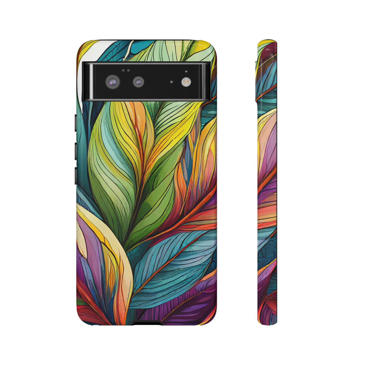 Vibrant Tropical Leaf Tough Phone Case - Studio 653