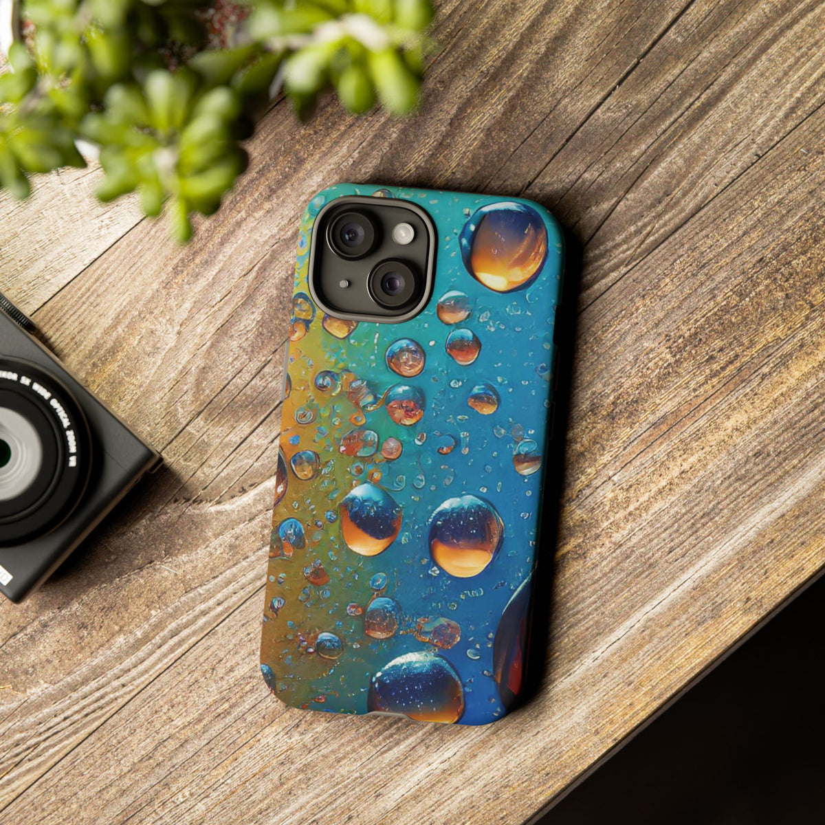 Colorful Water Droplets Tough Phone Case - Studio 653
