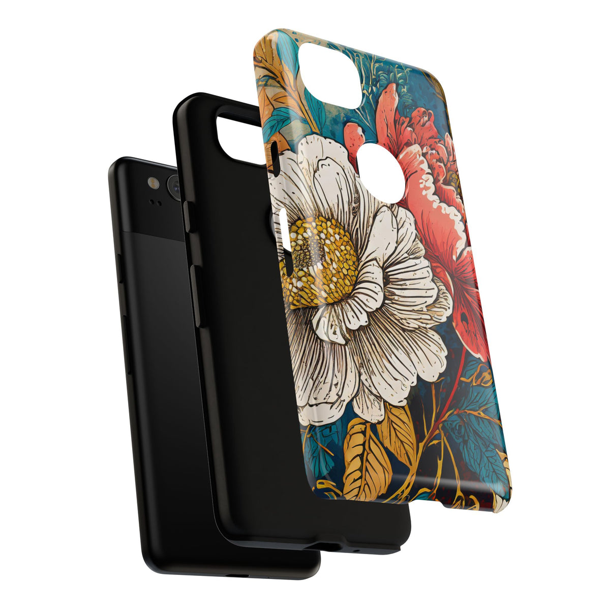 Artistic Floral Tough Phone Case - Studio 653