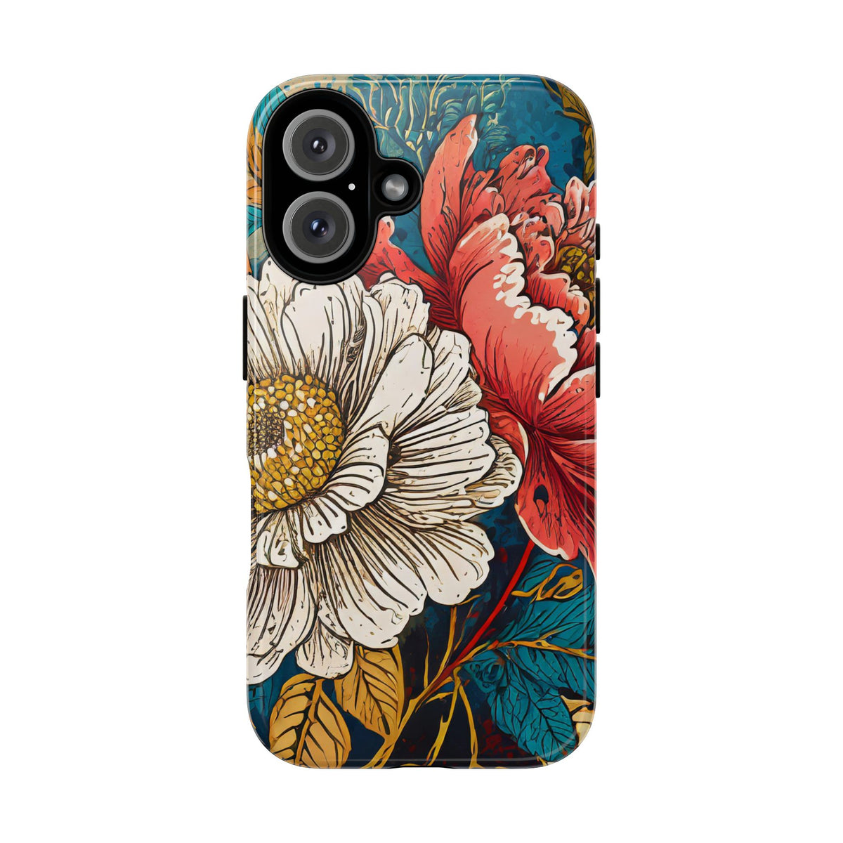 Artistic Floral Tough Phone Case - Studio 653