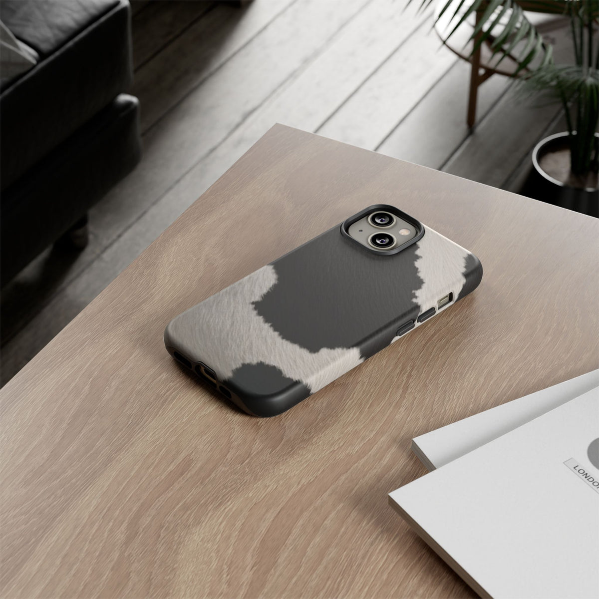 Stylish Cow Print Tough Phone Case - Studio 653