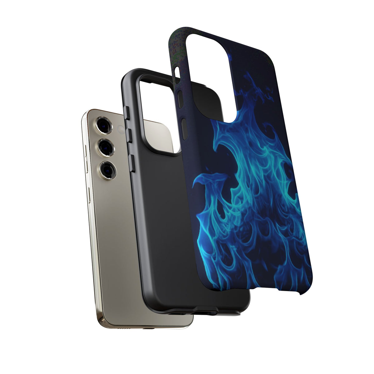 Blue Flames Tough  Phone Case - Studio 653