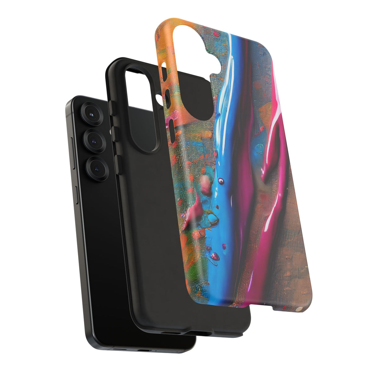 Colorful Artistic Paint Splatter Tough Phone Case - Studio 653