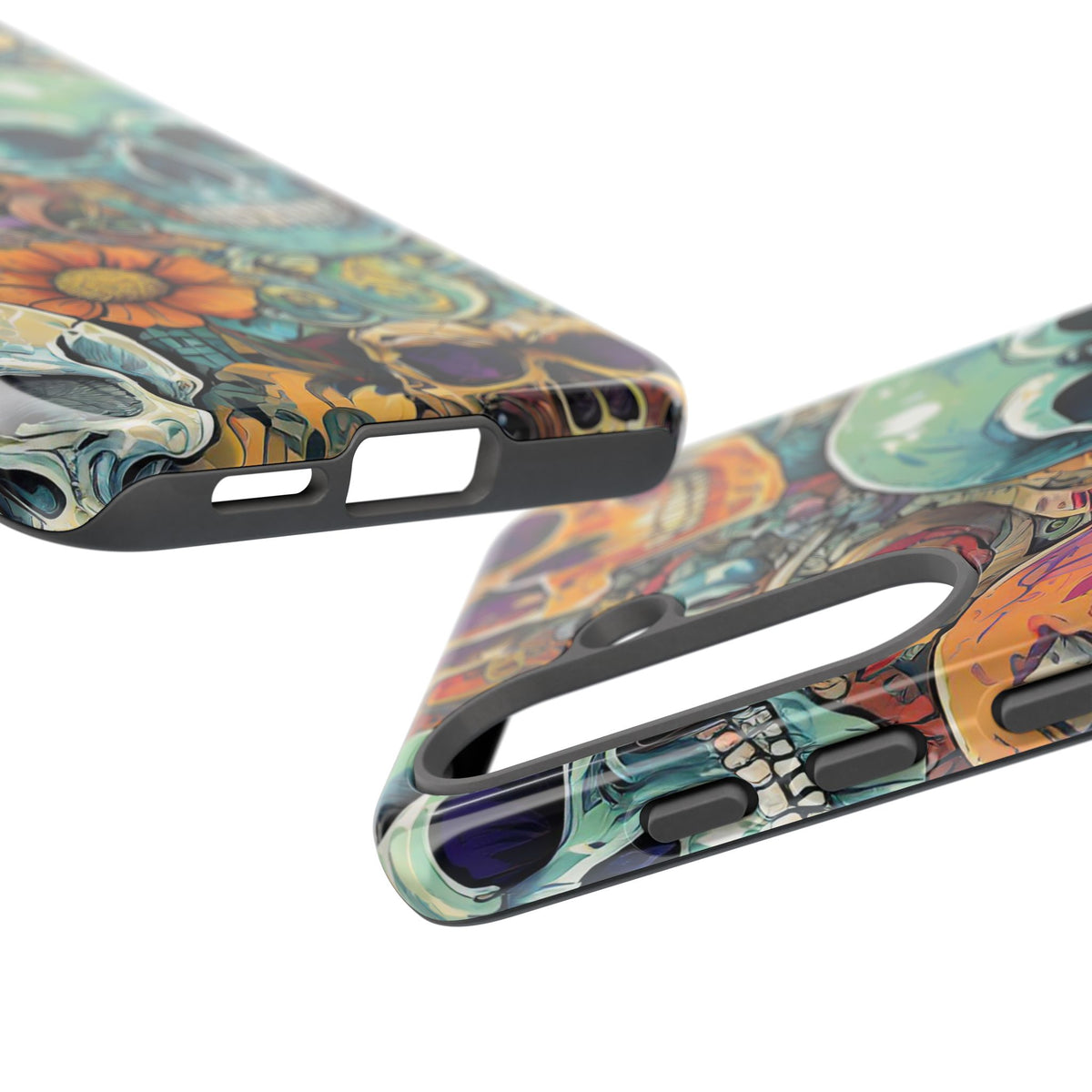 Artistic Skull Collage Tough Phone Case - Studio 653