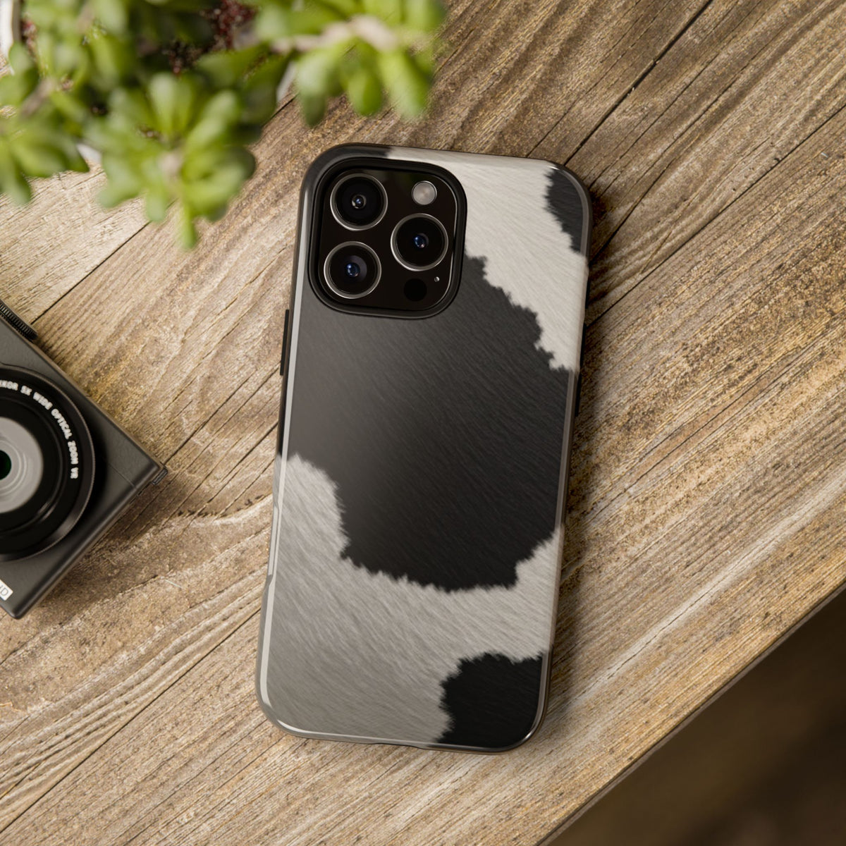 Stylish Cow Print Tough Phone Case - Studio 653