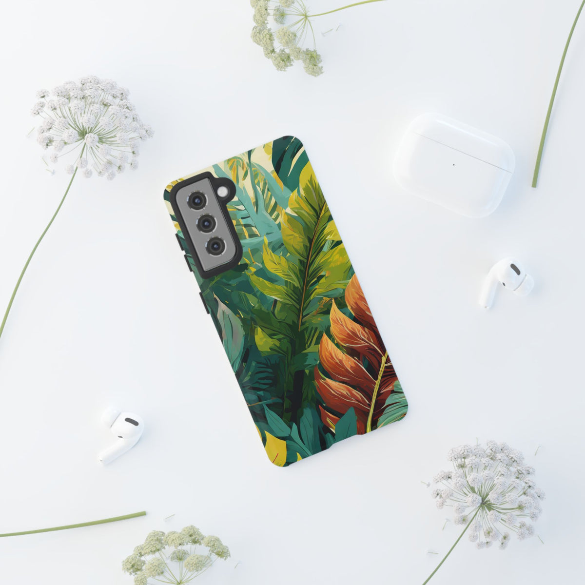 Tropical Leaf Tough Phone Case - Studio 653