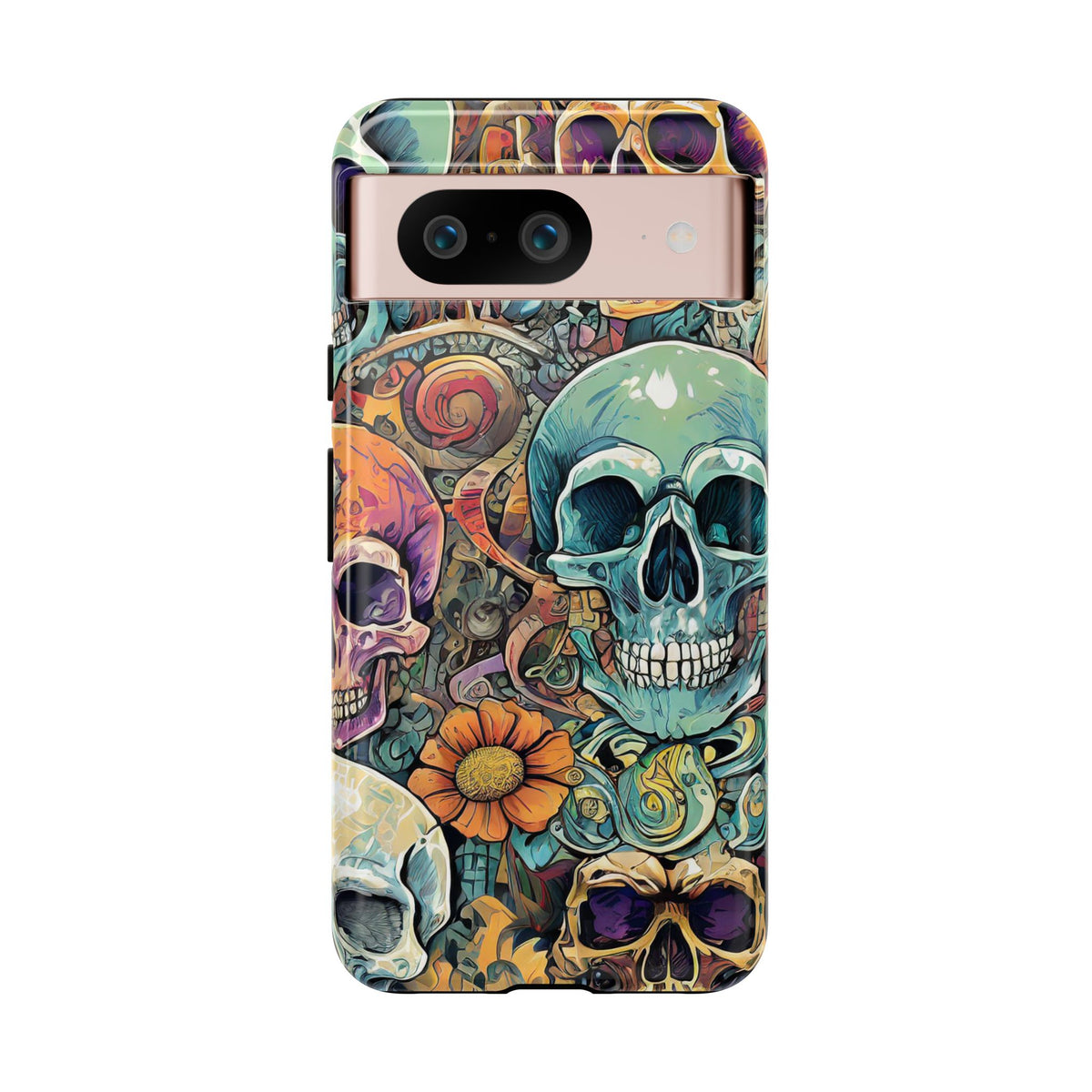 Artistic Skull Collage Tough Phone Case - Studio 653