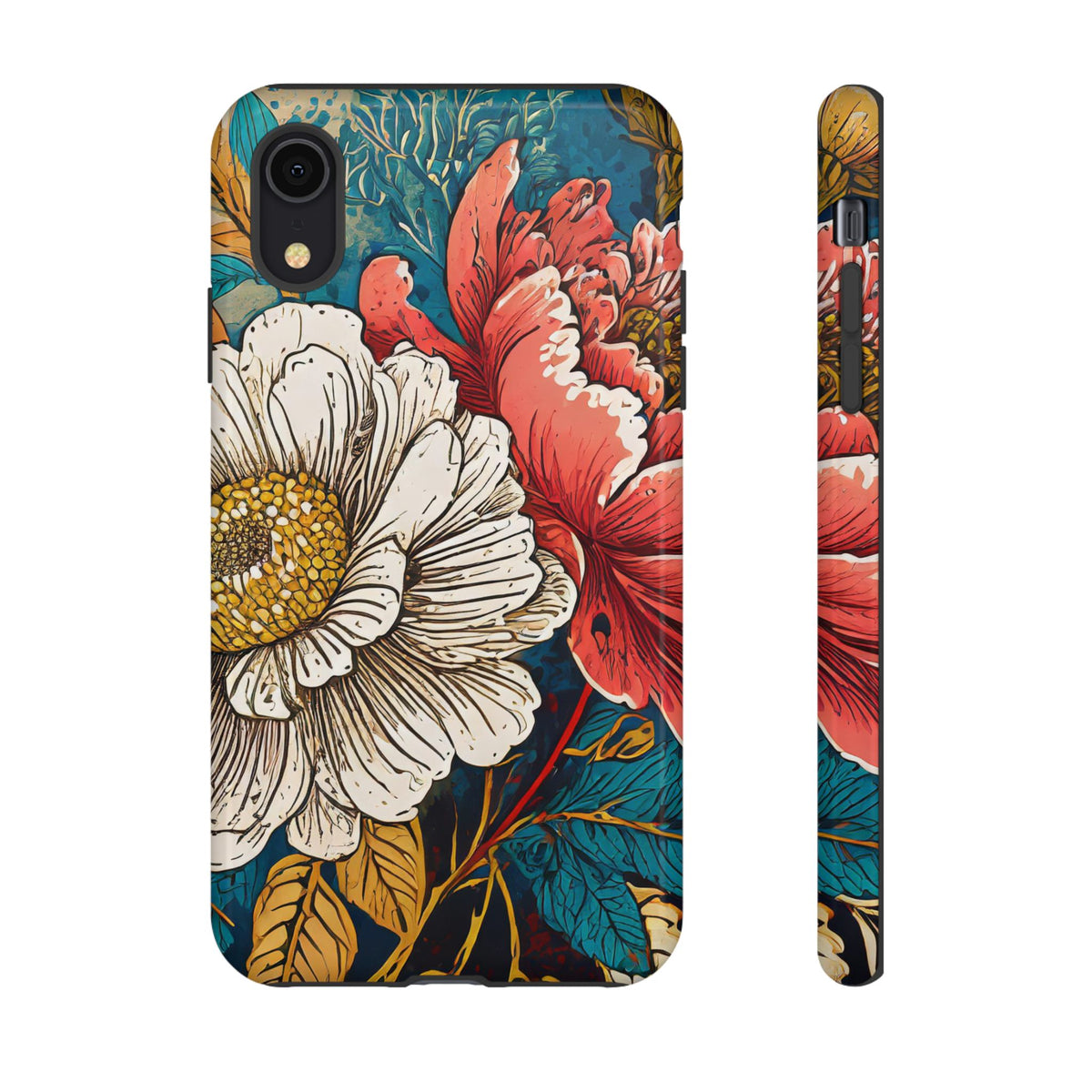 Artistic Floral Tough Phone Case - Studio 653