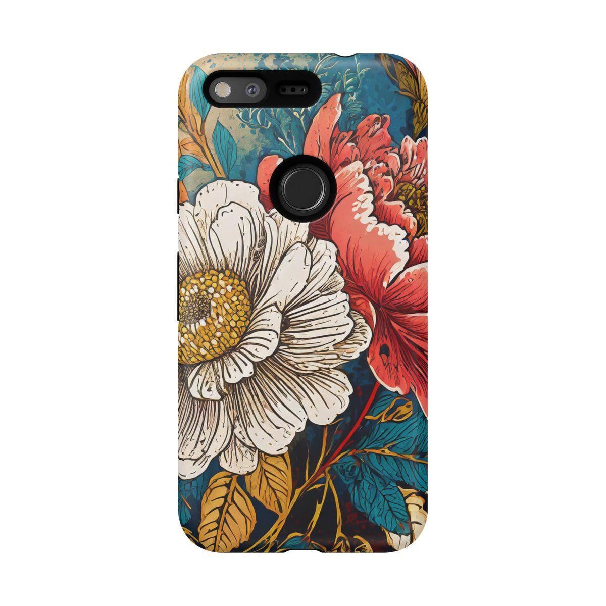 Artistic Floral Tough Phone Case - Studio 653