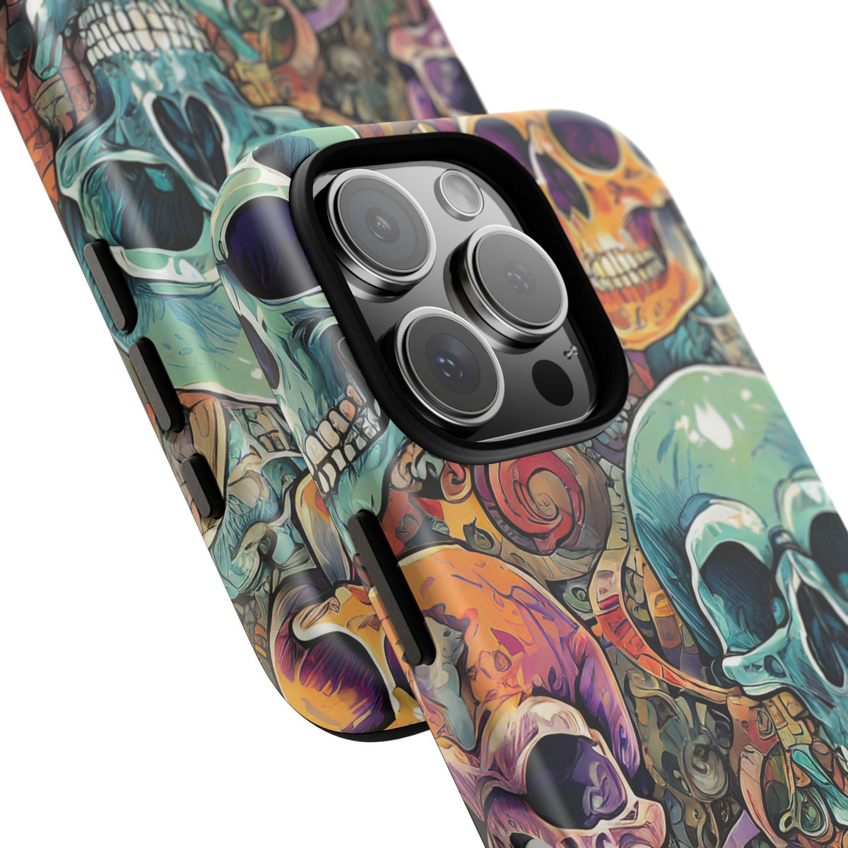 Artistic Skull Collage Tough Phone Case - Studio 653