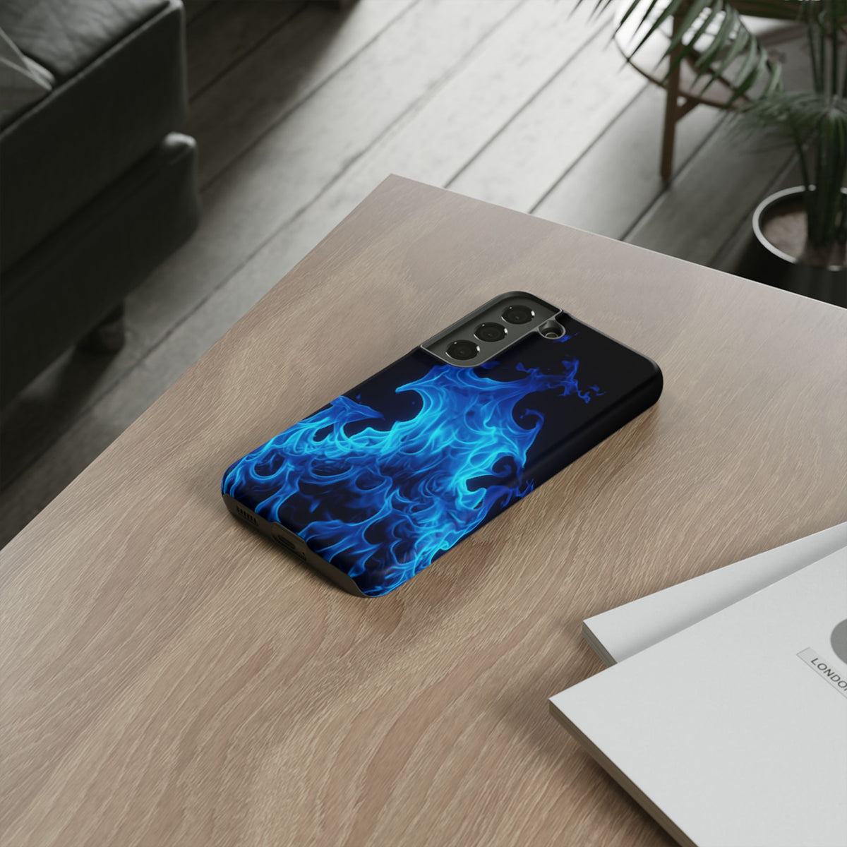 Blue Flames Tough  Phone Case - Studio 653