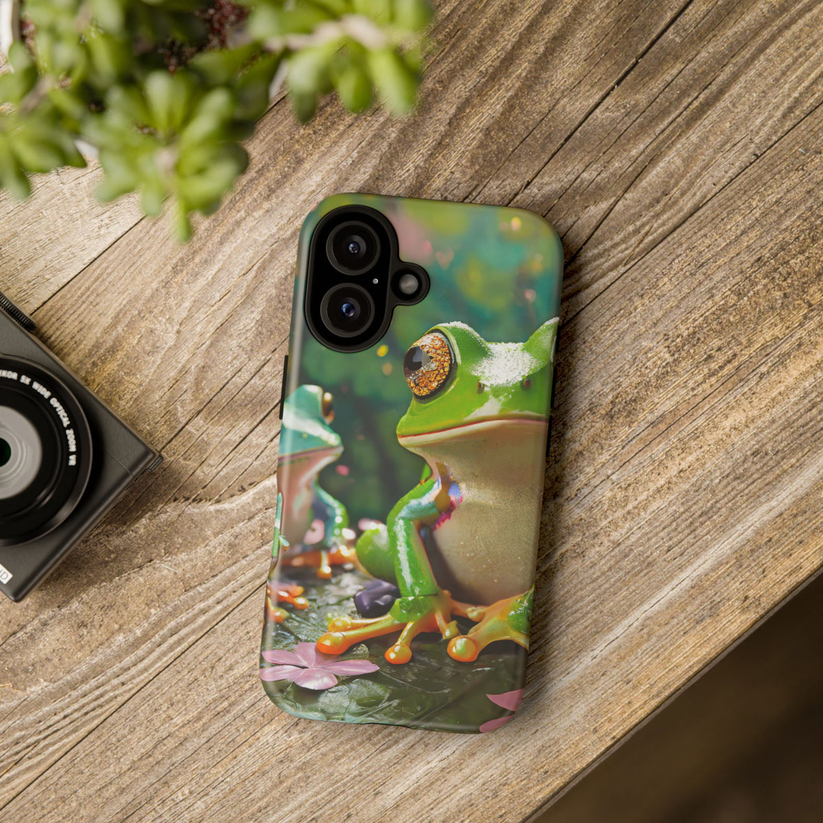 Someone Watching Colorful Frog Tough Phone Case - Studio 653