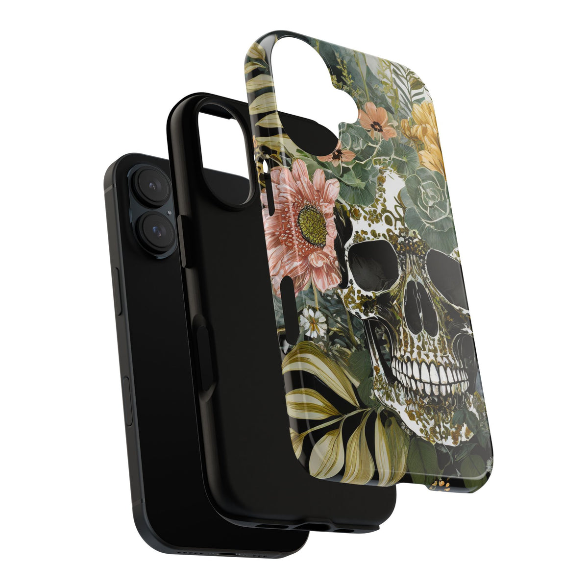 Floral Skull Tough Phone Case - Studio 653