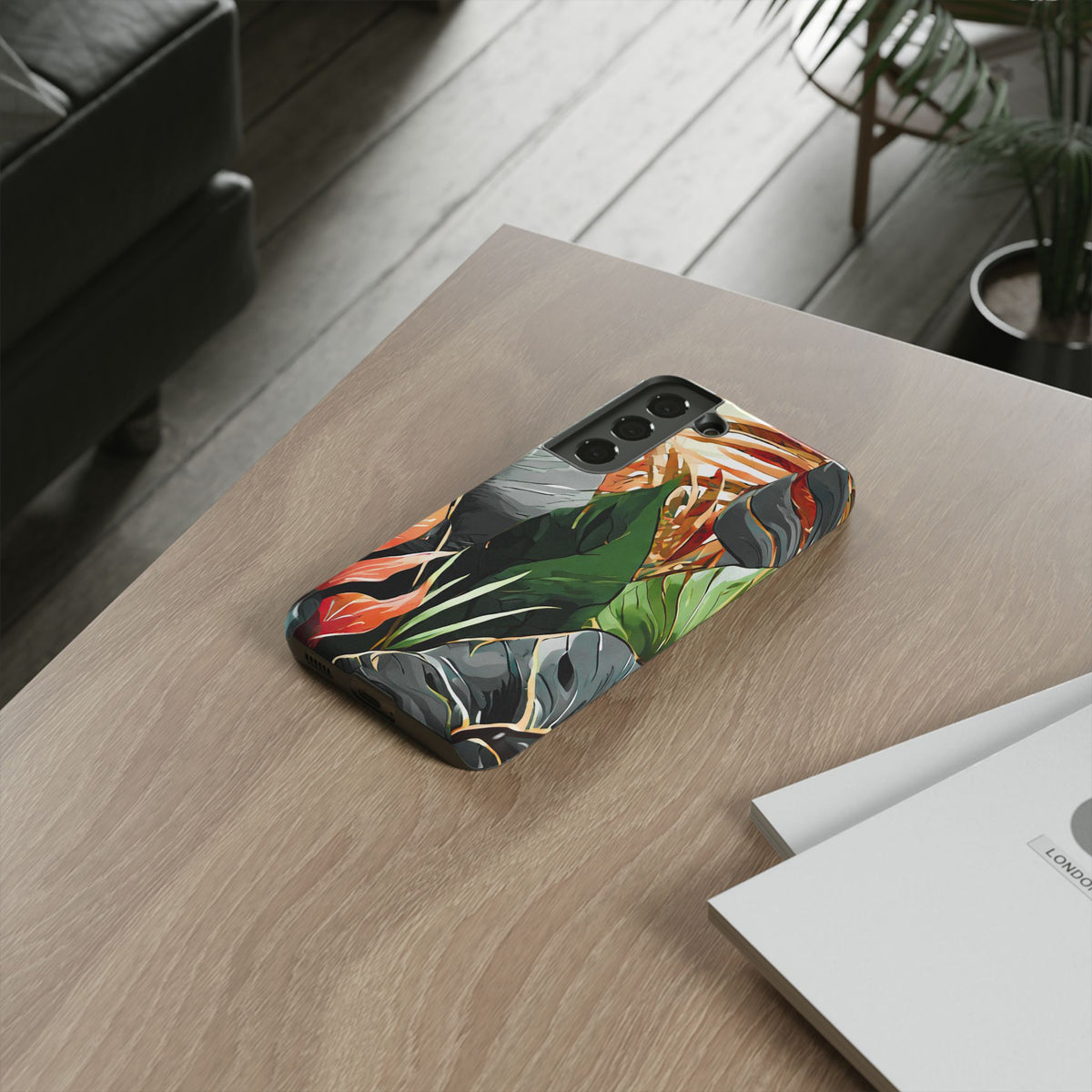Tropical Leaf Tough Phone Case - Studio 653