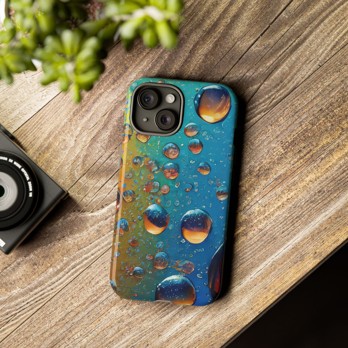 Colorful Water Droplets Tough Phone Case - Studio 653