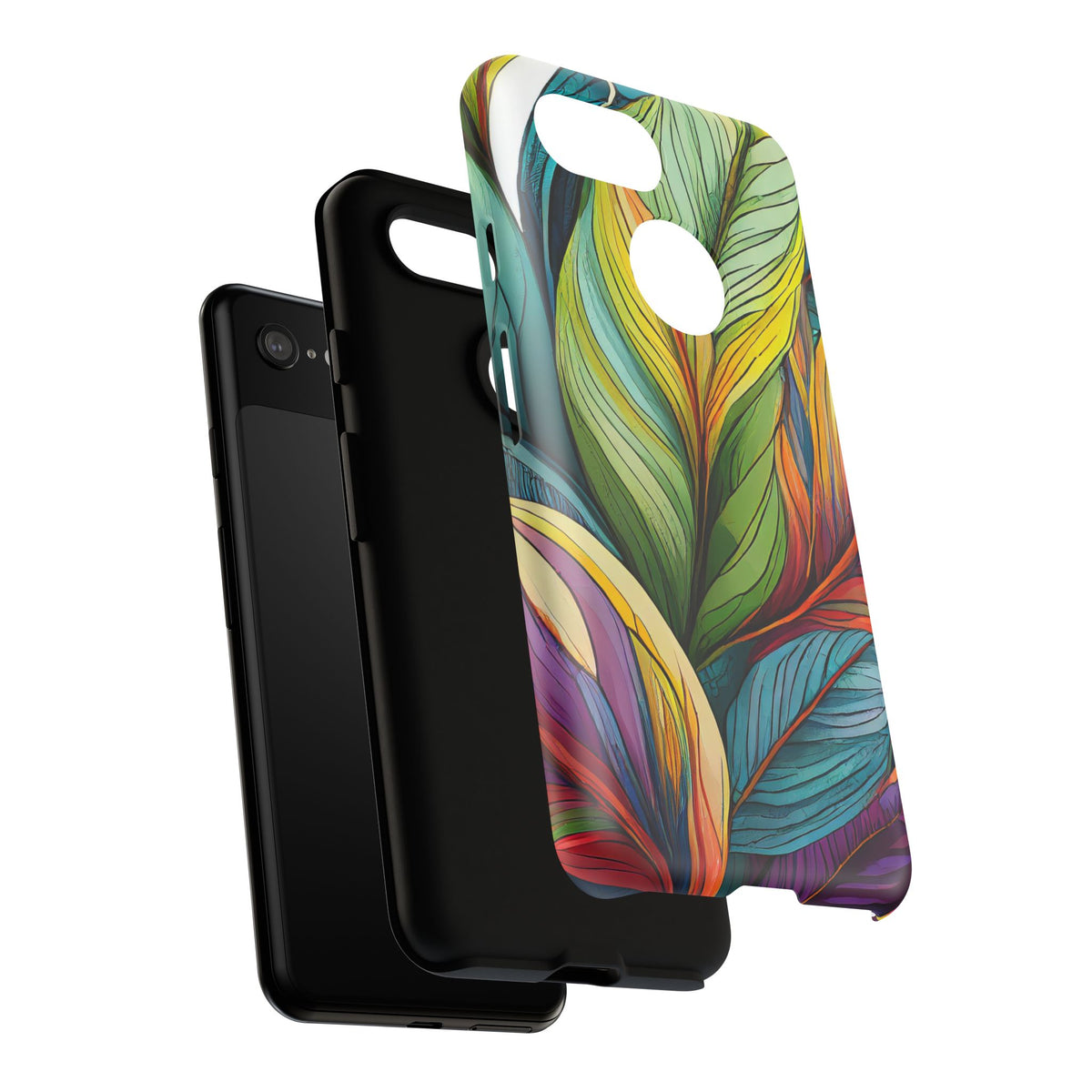 Vibrant Tropical Leaf Tough Phone Case - Studio 653