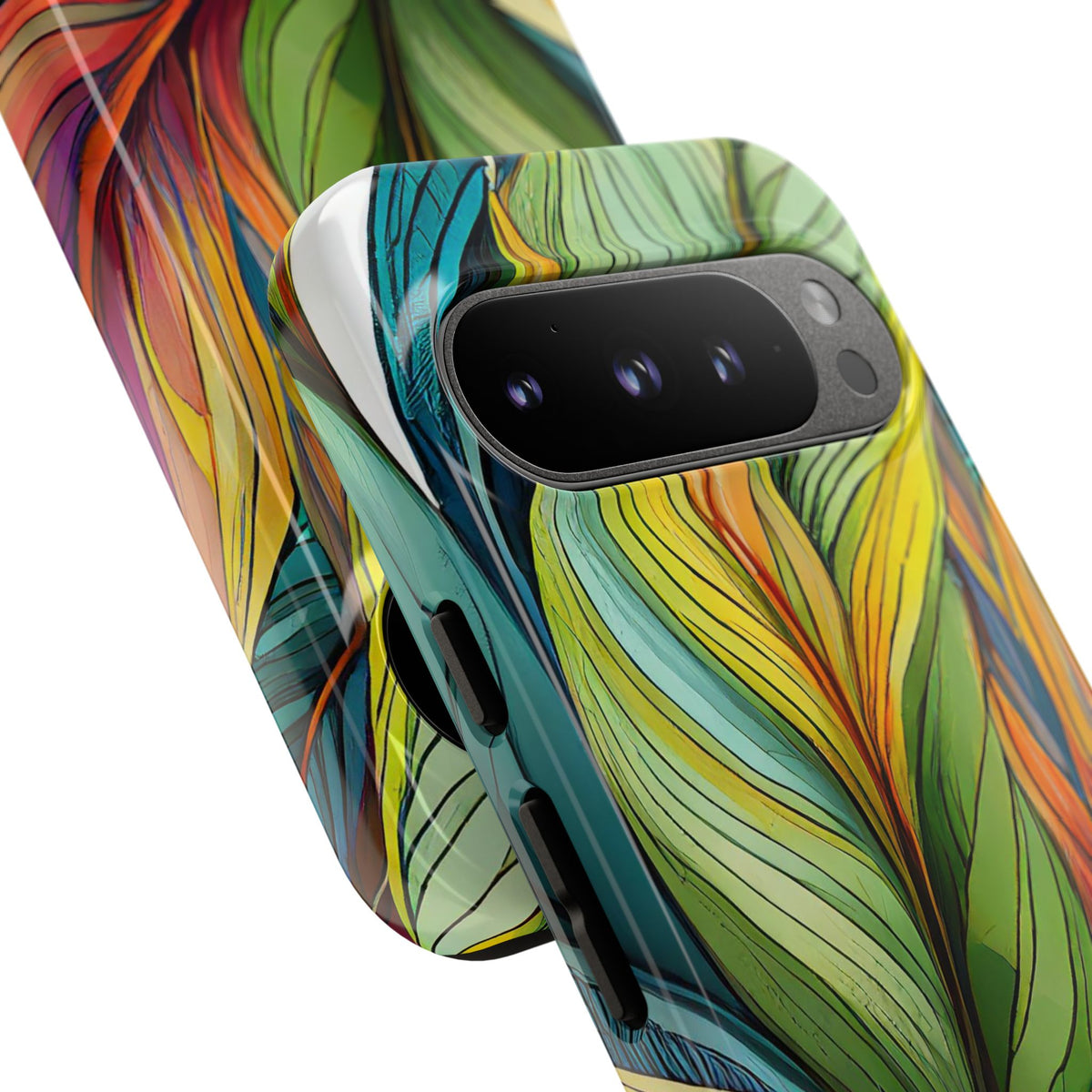 Vibrant Tropical Leaf Tough Phone Case - Studio 653