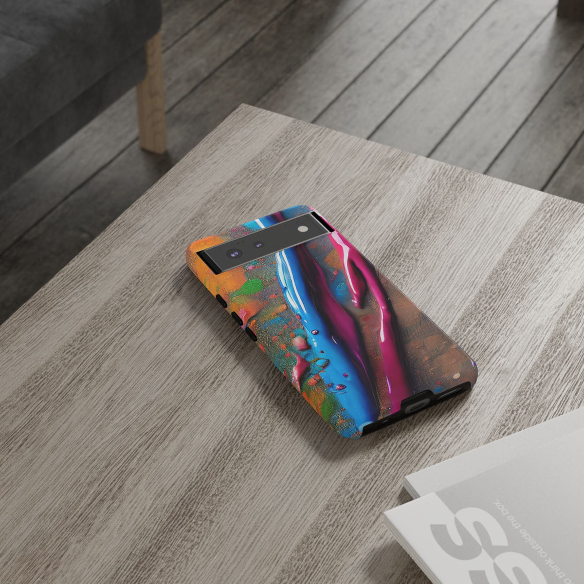 Colorful Artistic Paint Splatter Tough Phone Case - Studio 653