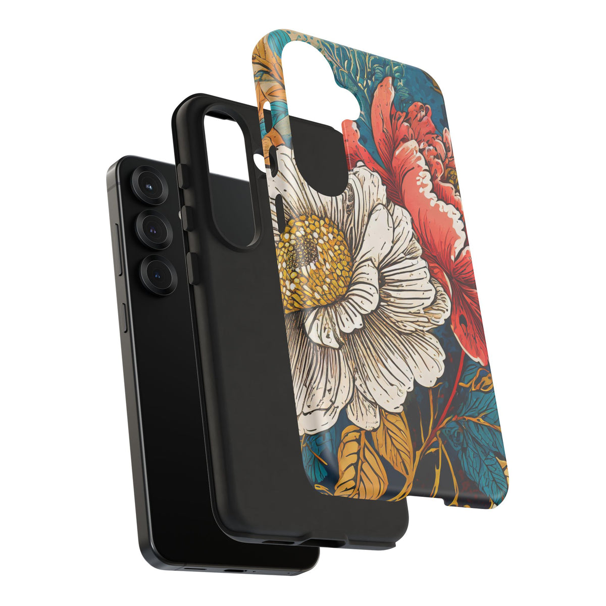 Artistic Floral Tough Phone Case - Studio 653