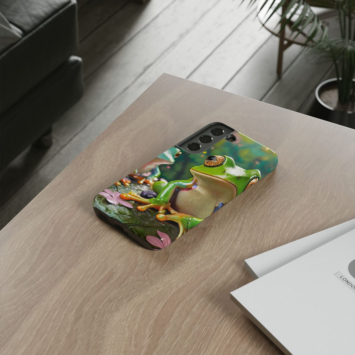 Someone Watching Colorful Frog Tough Phone Case - Studio 653