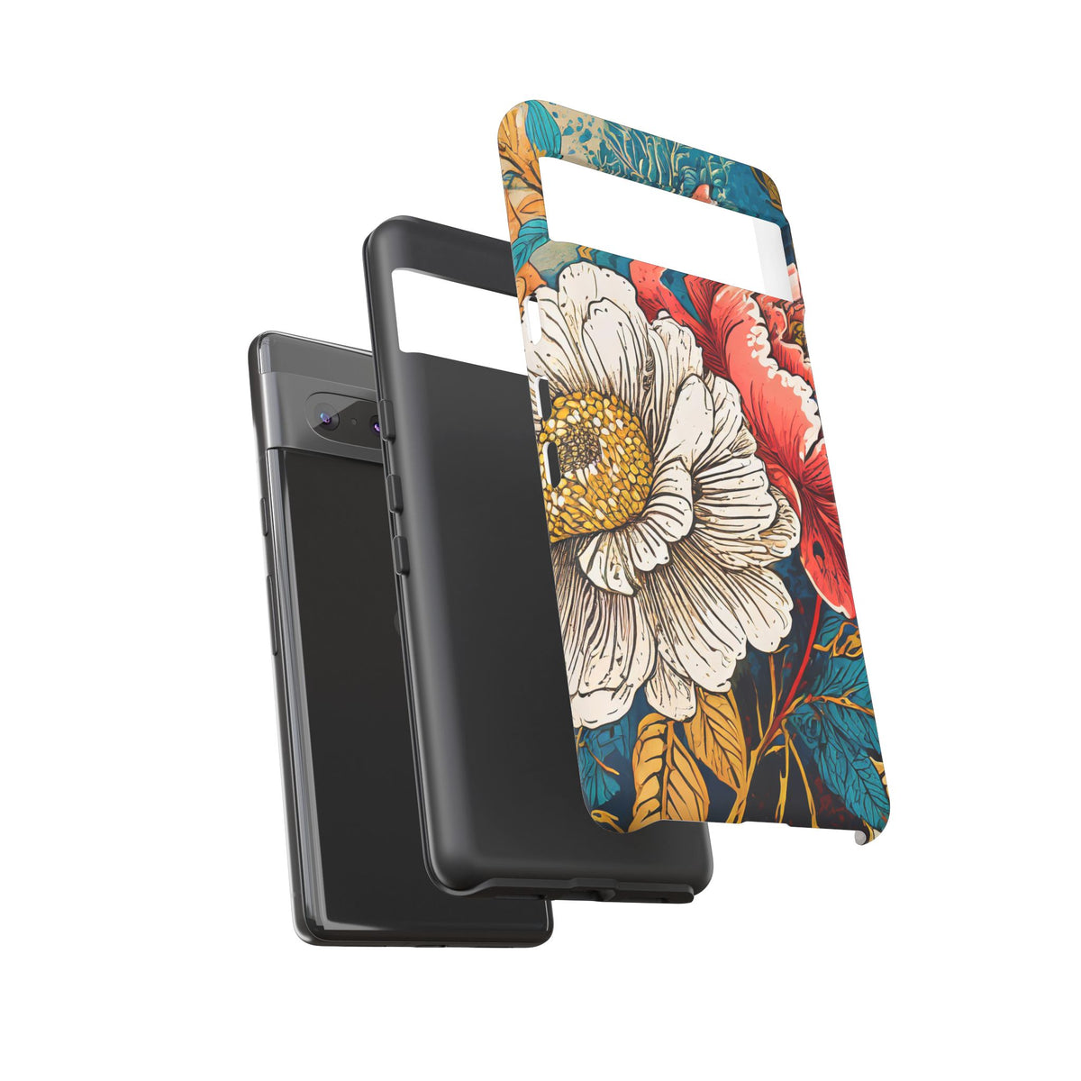 Artistic Floral Tough Phone Case - Studio 653