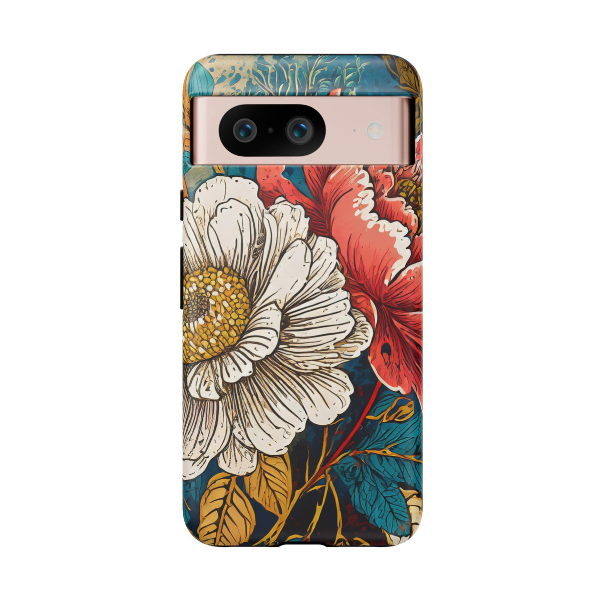 Artistic Floral Tough Phone Case - Studio 653
