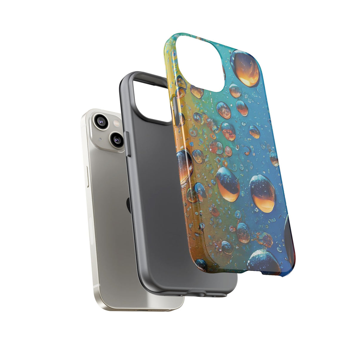 Colorful Water Droplets Tough Phone Case - Studio 653