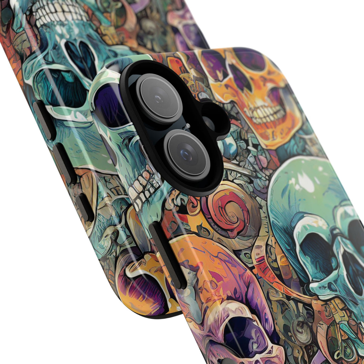 Artistic Skull Collage Tough Phone Case - Studio 653