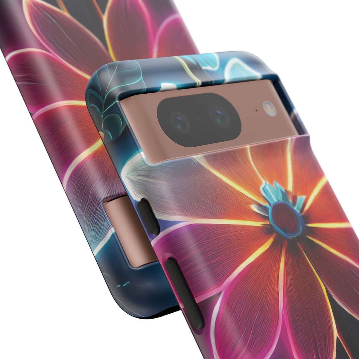 Vibrant Neon Flowers Tough Phone Case - Studio 653