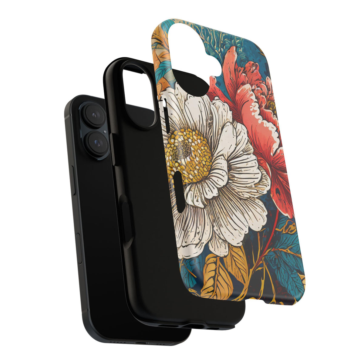 Artistic Floral Tough Phone Case - Studio 653