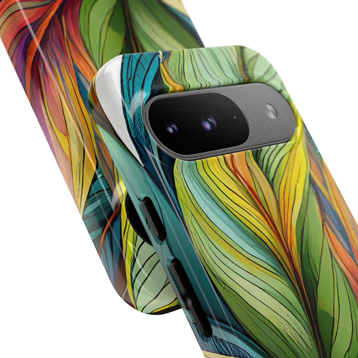 Vibrant Tropical Leaf Tough Phone Case - Studio 653