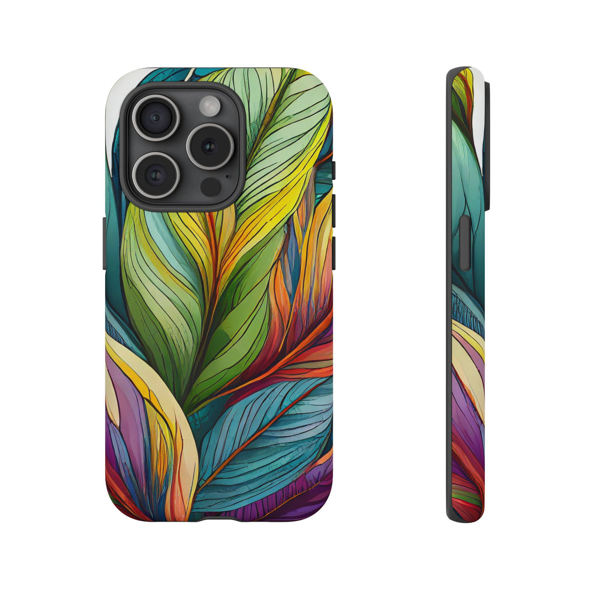 Vibrant Tropical Leaf Tough Phone Case - Studio 653