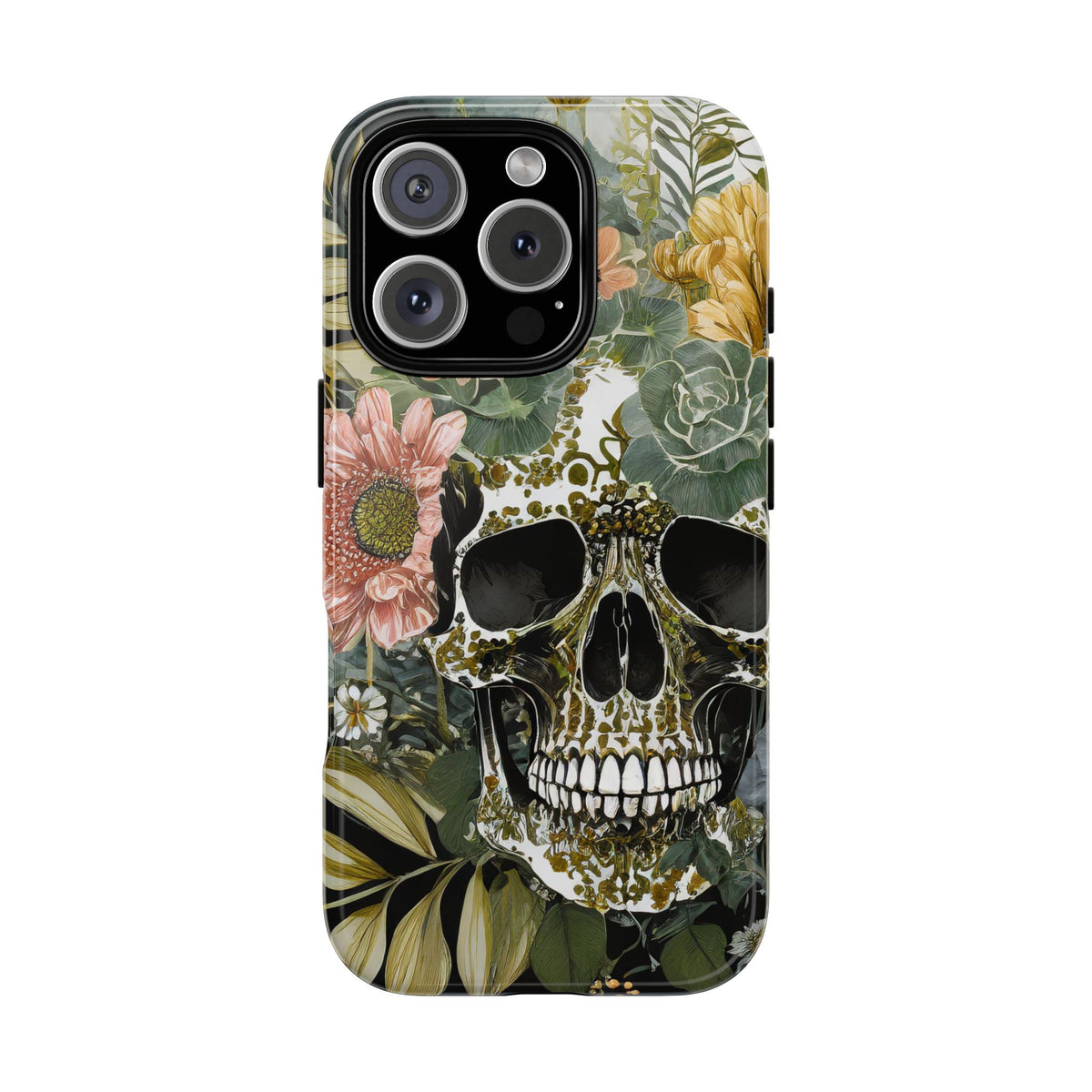 Floral Skull Tough Phone Case - Studio 653