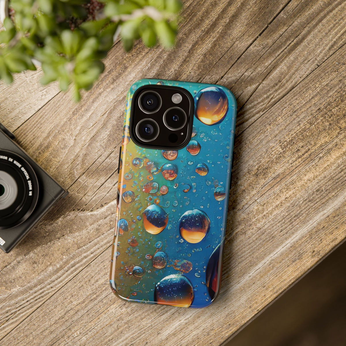Colorful Water Droplets Tough Phone Case - Studio 653