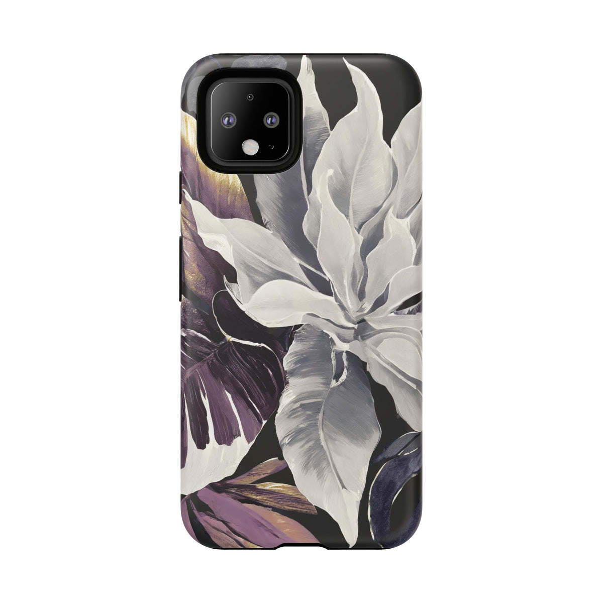 White & Plum Floral Tough Phone Case - Studio 653