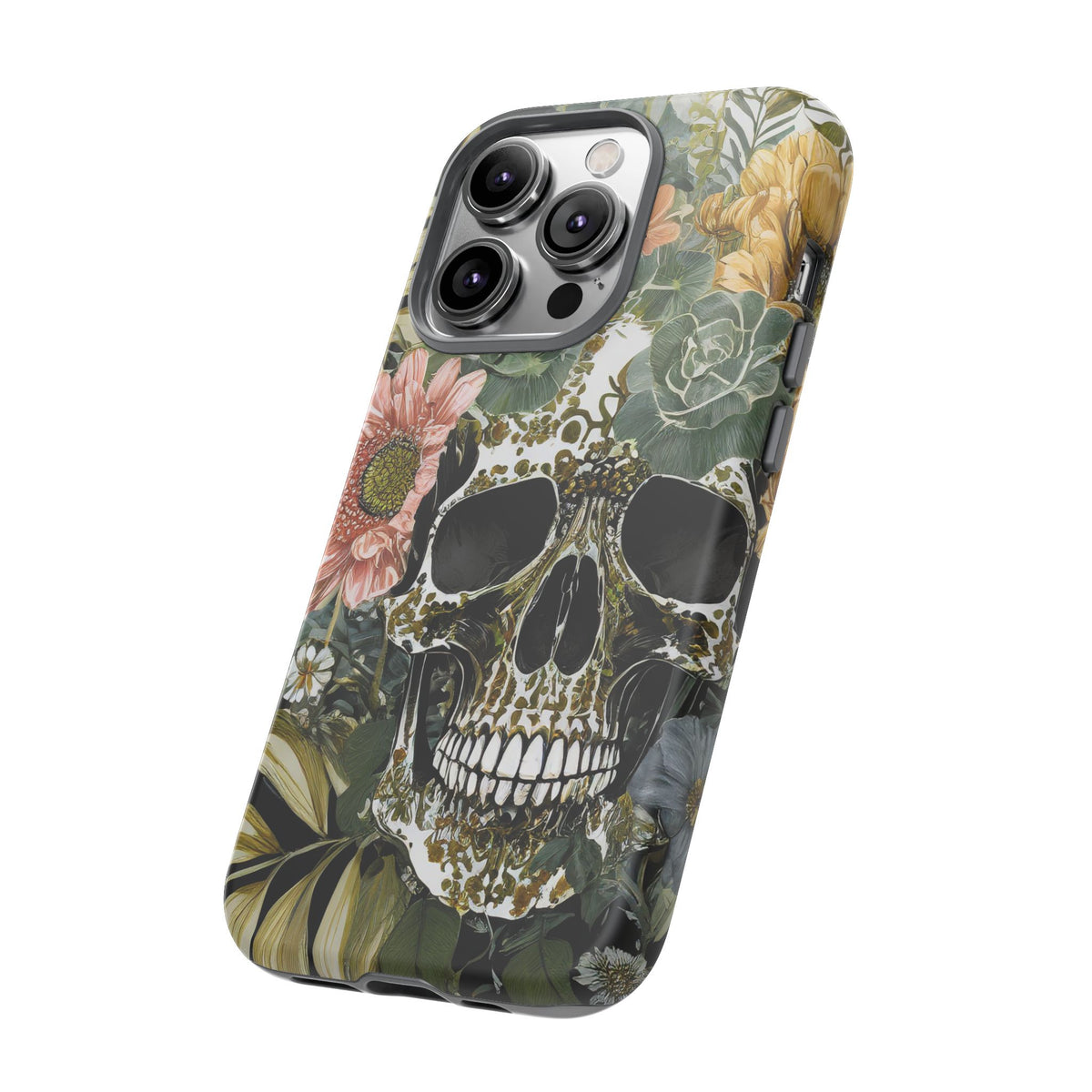 Floral Skull Tough Phone Case - Studio 653