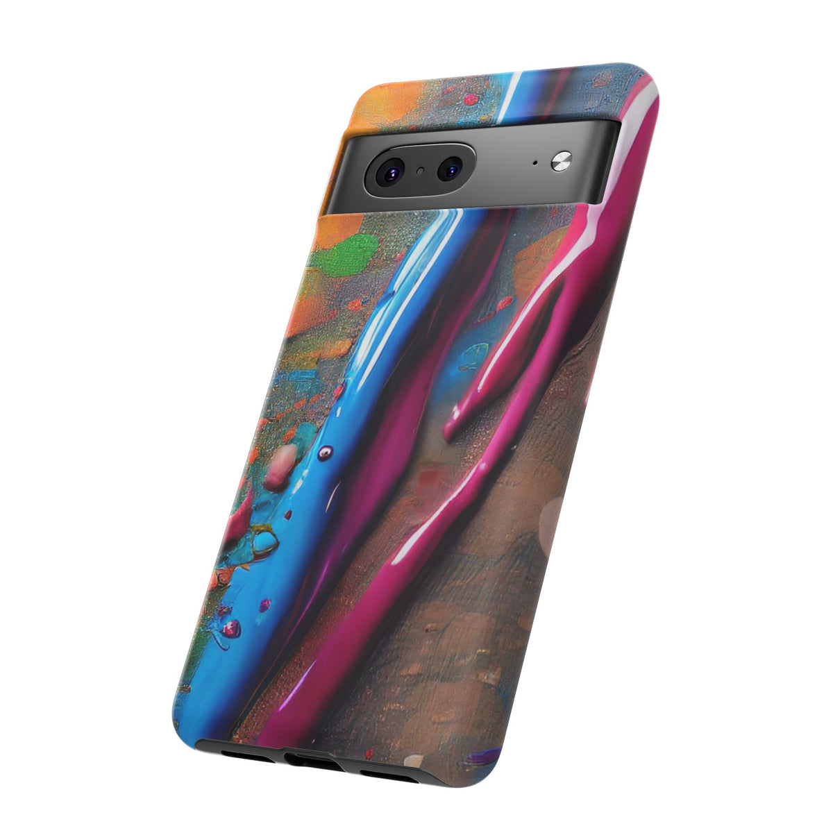 Colorful Artistic Paint Splatter Tough Phone Case - Studio 653